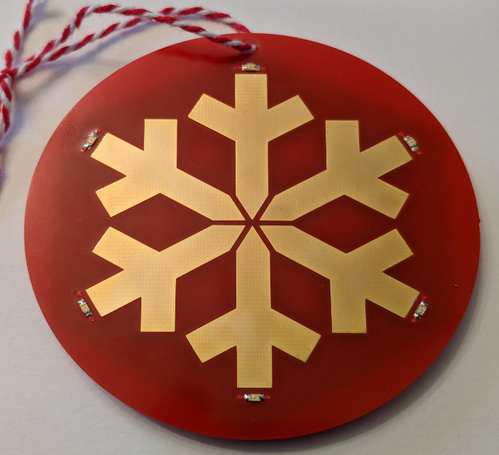 Snowflake Ornament Front