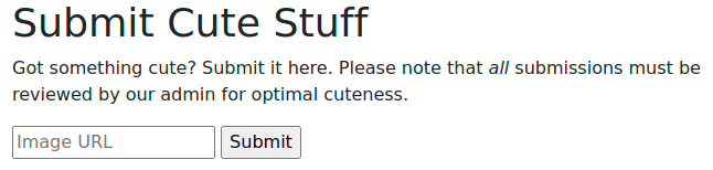 CuteSrv Submit Page